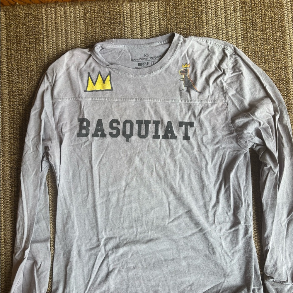 Basquiat Gray Long Sleeve Tee